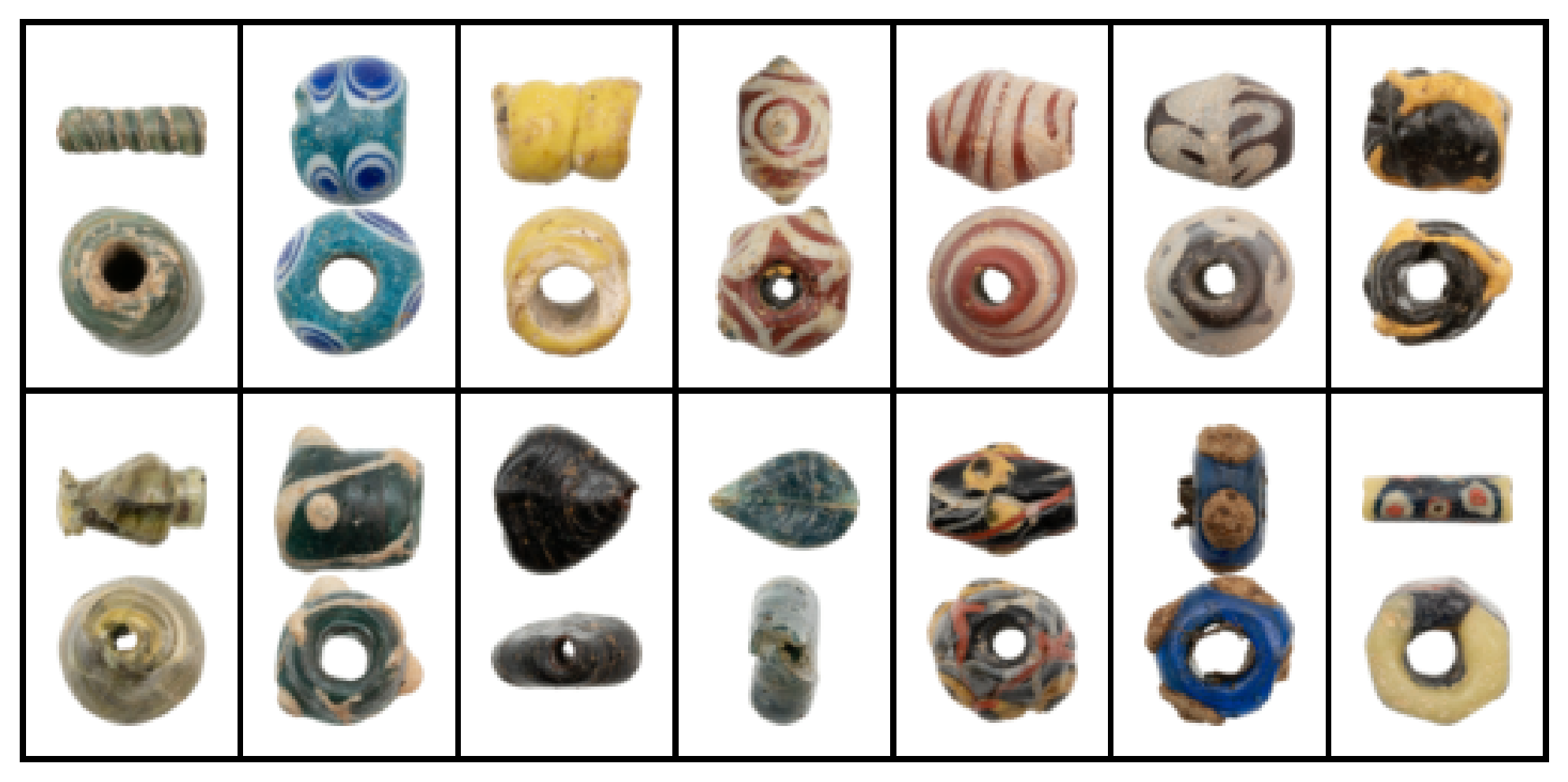 Non-Redundant Image Clustering of Early Medieval Glass Beads